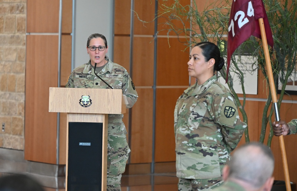 The 7240th Medical Support Unit assumes mission Fort Hood DRC