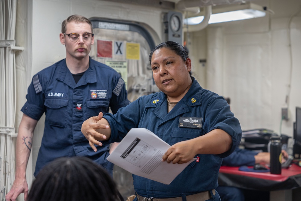 Resiliency Training on USS Paul Ignatius (DDG 117)