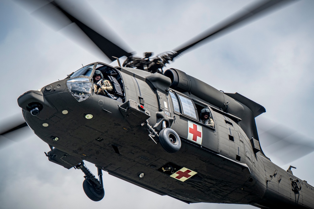 W.Va. Guard Unit Practices Aerial Swift Water Rescues