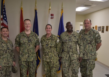 NMFL Leaders Visit Naval Medical Readiness Logistics Command