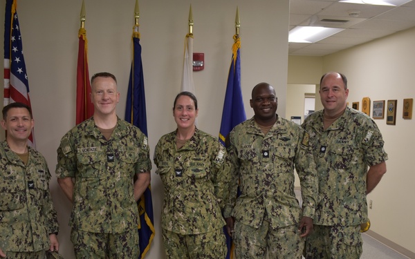NMFL Leaders Visit Naval Medical Readiness Logistics Command