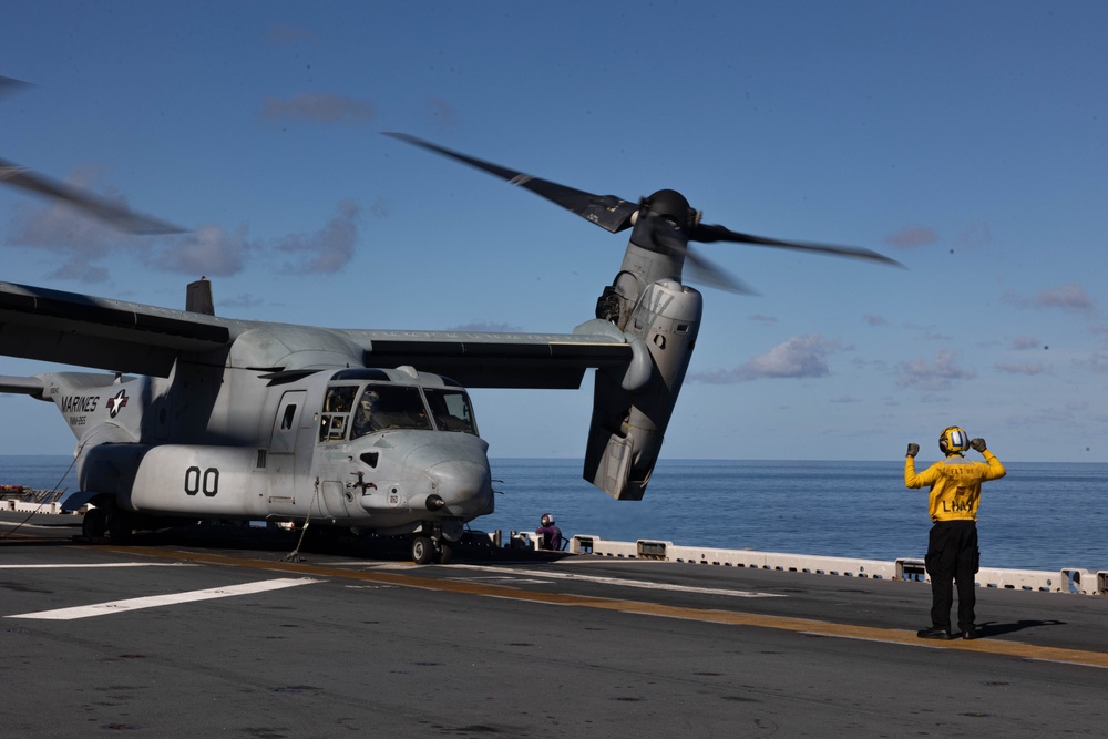 31st MEU | VMM 265 (Rein.) conducts flight operations during Talisman Sabre 25