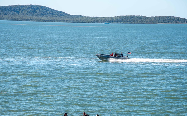 RAN and USS John L. Canley Conduct Talisman Sabre Small Boat Operations
