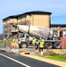 July 2025 construction operations for South Barracks Project at Fort McCoy