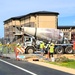 July 2025 construction operations for South Barracks Project at Fort McCoy