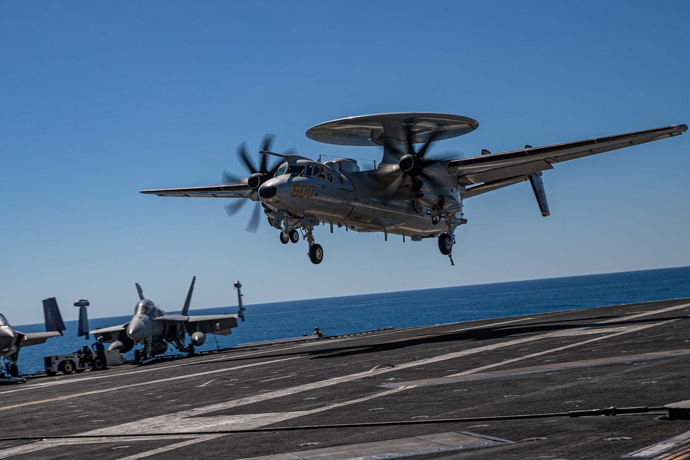 George Washington Conducts Flight Operations