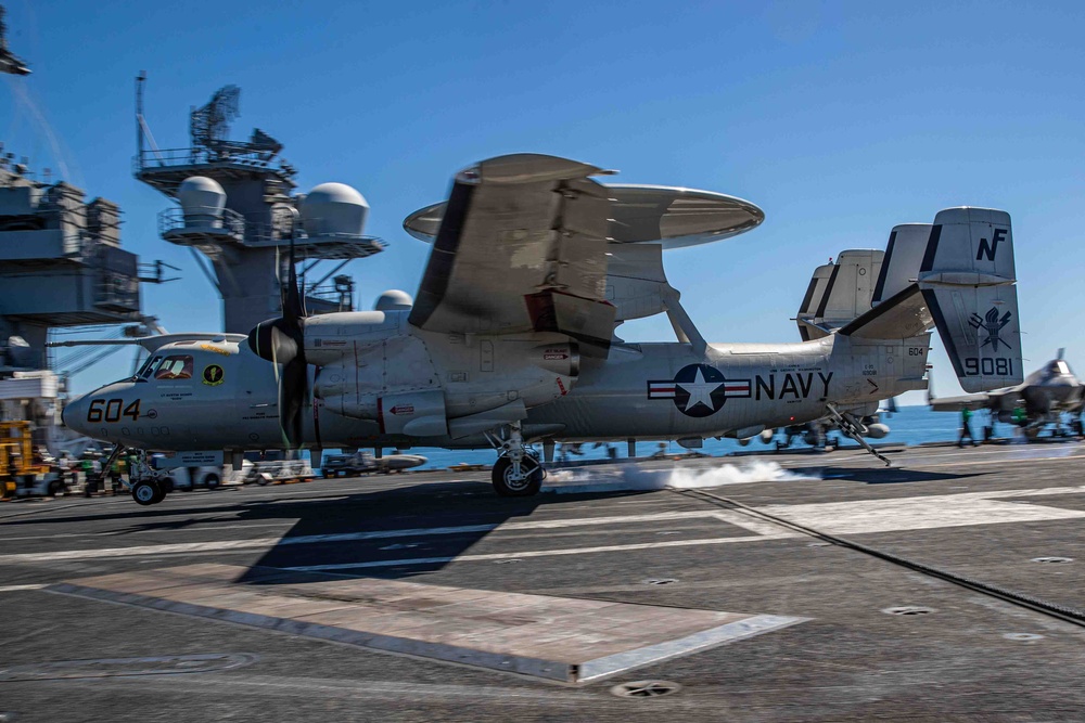 George Washington Conducts Flight Operations