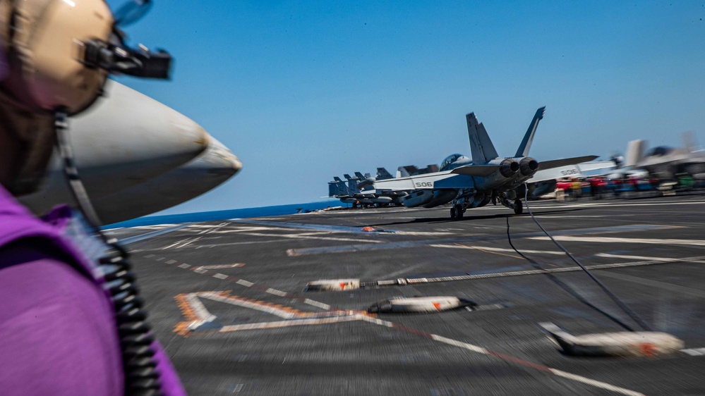 George Washington Conducts Flight Operations