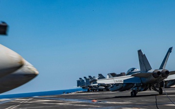 George Washington Conducts Flight Operations