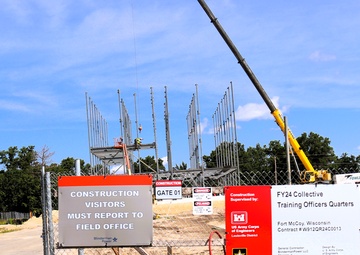 Photo Story: July 2025 construction operations for $55.75 million Collective Training Officers Quarters Project at Fort McCoy, Part 4