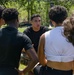 Recruiting Sub-Station Austin South conducts PT with Akins Early College High School