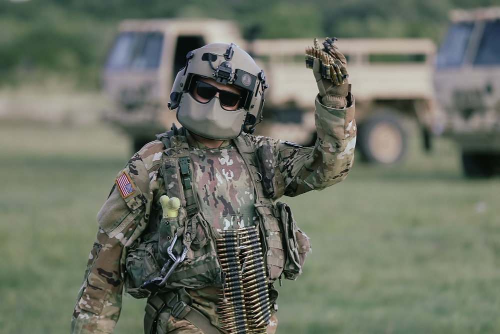 1st Air Cavalry Brigade Soldiers conduct Grounded Gunnery