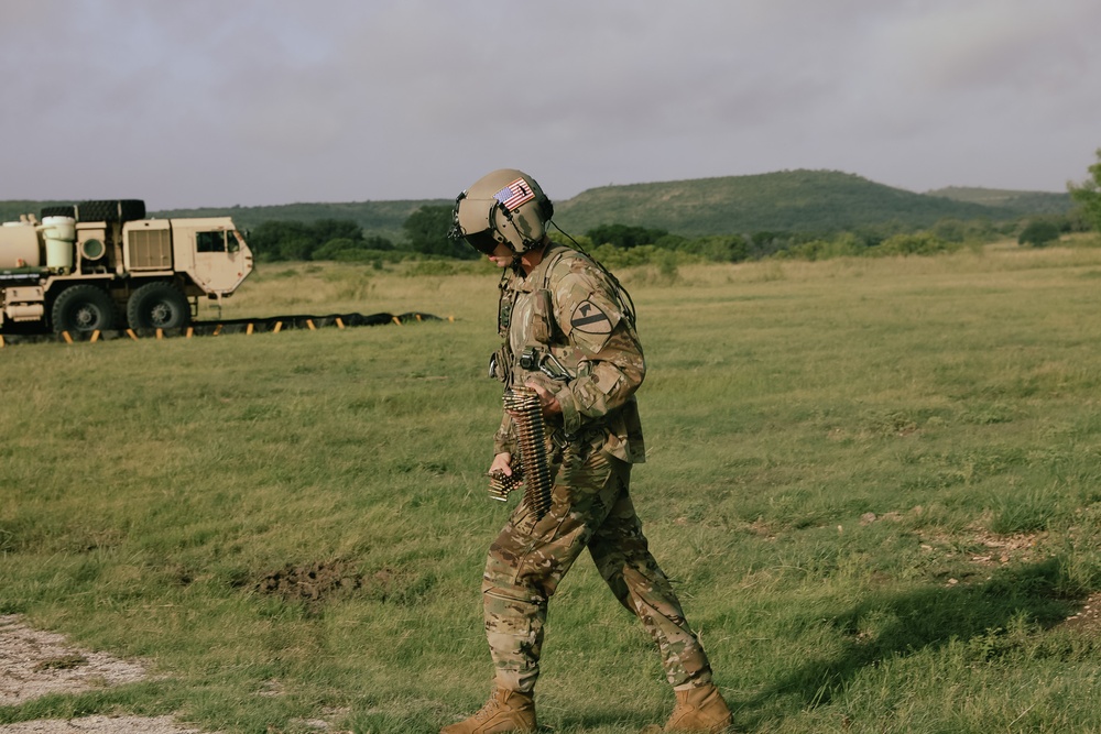 1st Air Cavalry Brigade Soldiers conduct Grounded Gunnery
