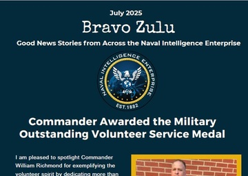 DDNI Bravo Zulu - Commander Awarded Military Outstanding Volunteer Service Medal
