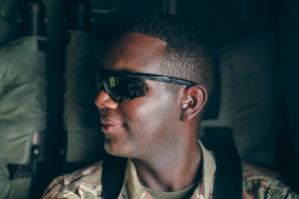 U.S. Army Cadets fly with the 1st Air Cavalry Brigade