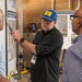 Scott Clark Shares Data Visuals with Attendees at the Bulk Fuels Facility Open House.