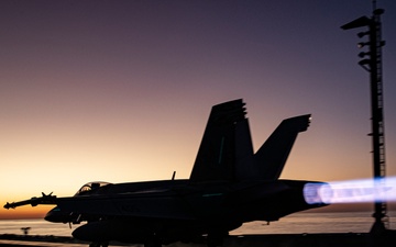 George Washington Conducts Flight Operations