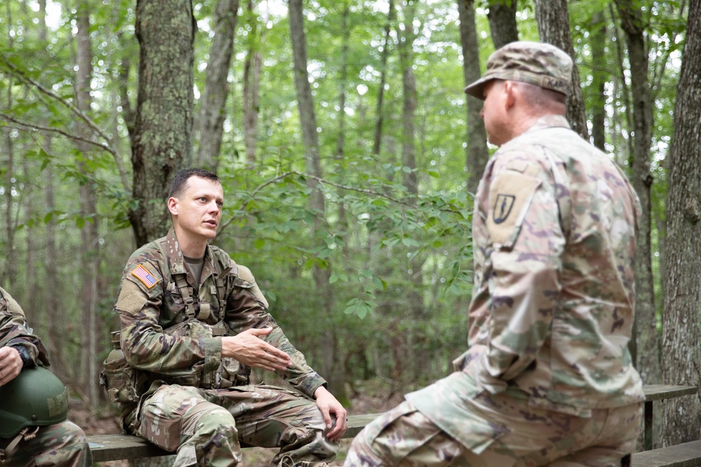 NJ National Guard Officer Candidates Begin Phase One at Camp Nett