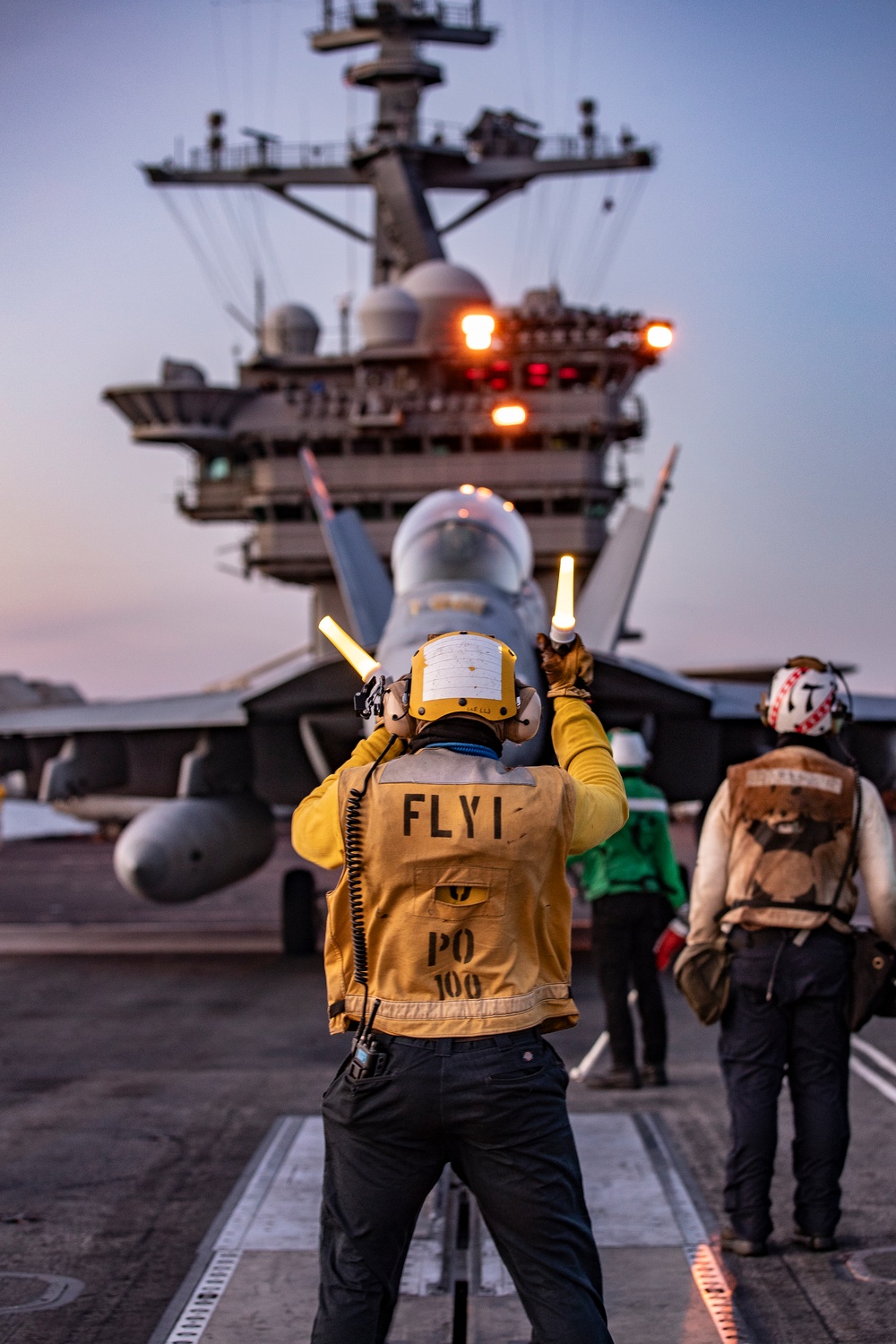 George Washington Conducts Flight Operations