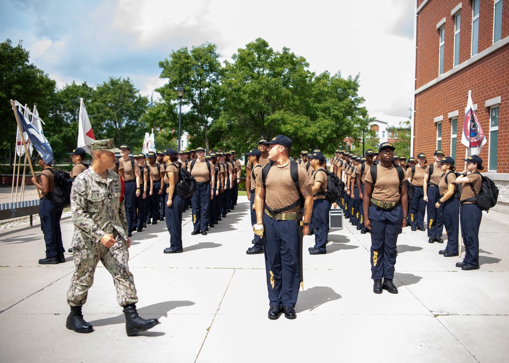 Recruits Train Aboard Recruit Training Command