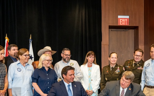 Army and State of Florida sign agreement to expedite Everglades Restoration