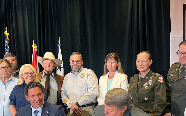 Army and State of Florida sign agreement to expedite Everglades Restoration