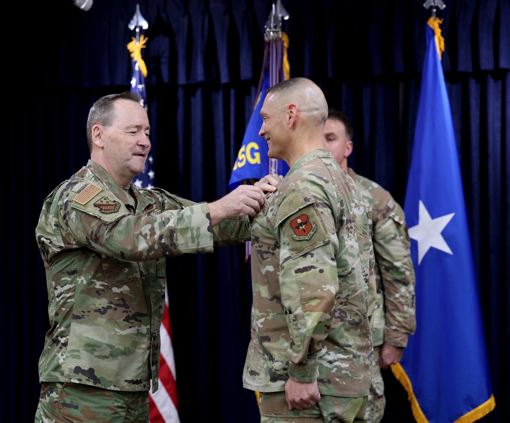 Col. John Hollister receives the Legion of Merit