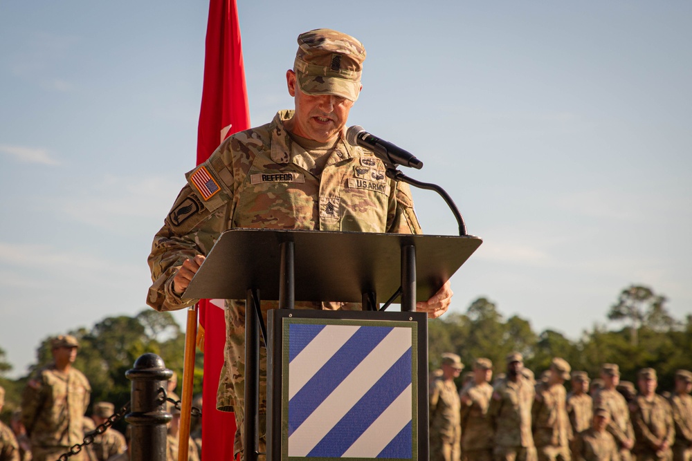 3rd Infantry Division Bids Farewell to Command Sgt. Maj. Reffeor