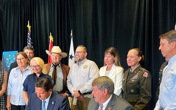 Army and State of Florida sign agreement to expedite Everglades Restoration