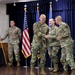 Outgoing 82nd Mission Support Group Commander Col. John Hollister shakes hands