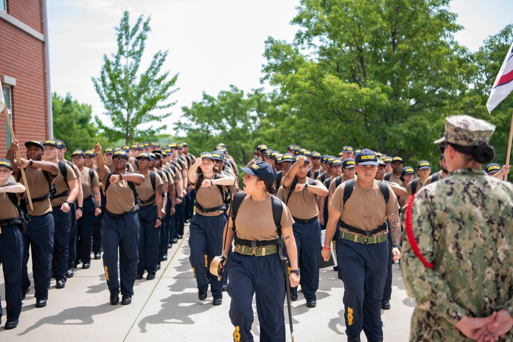 Recruits Train At Recruit Training Command