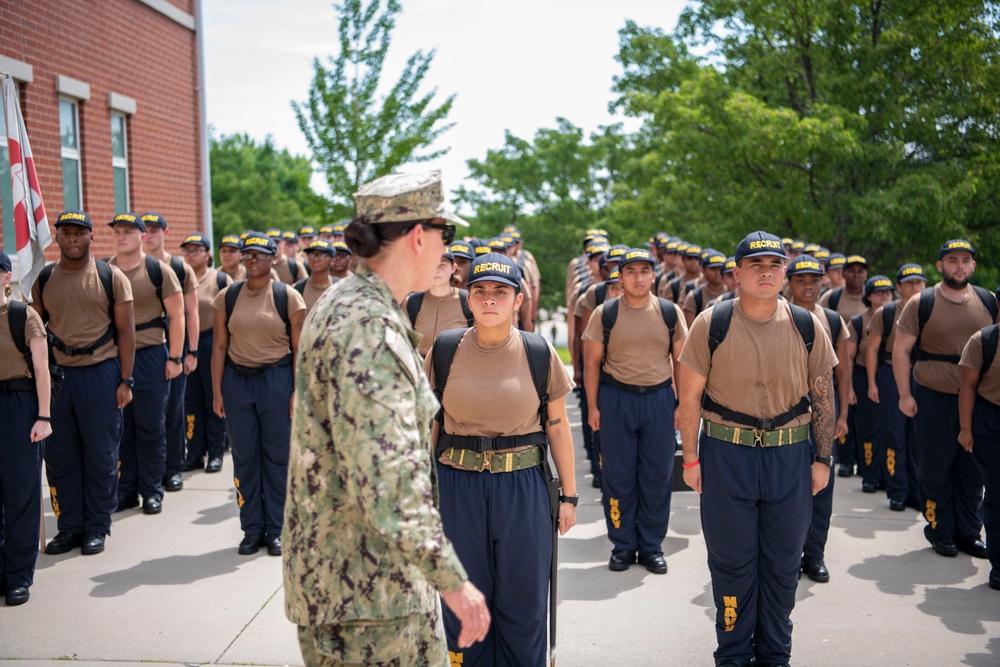 Recruits Train At Recruit Training Command