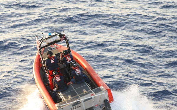 Coast Guard Cutter Reliance (WMEC 615) returns home to Florida after 60-day patrol