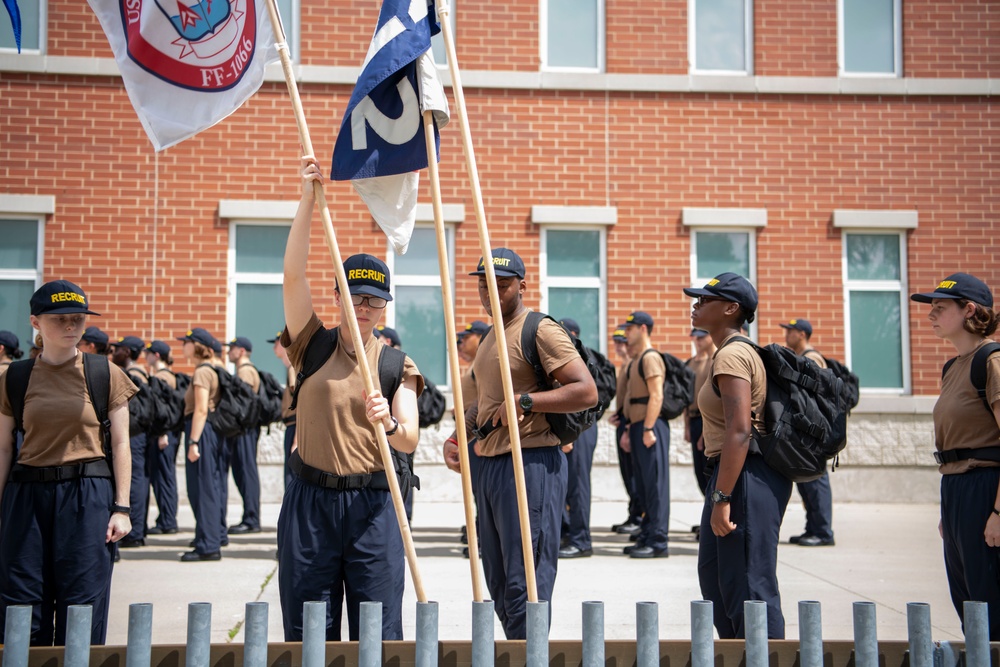 Recruits Train At Recruit Training Command