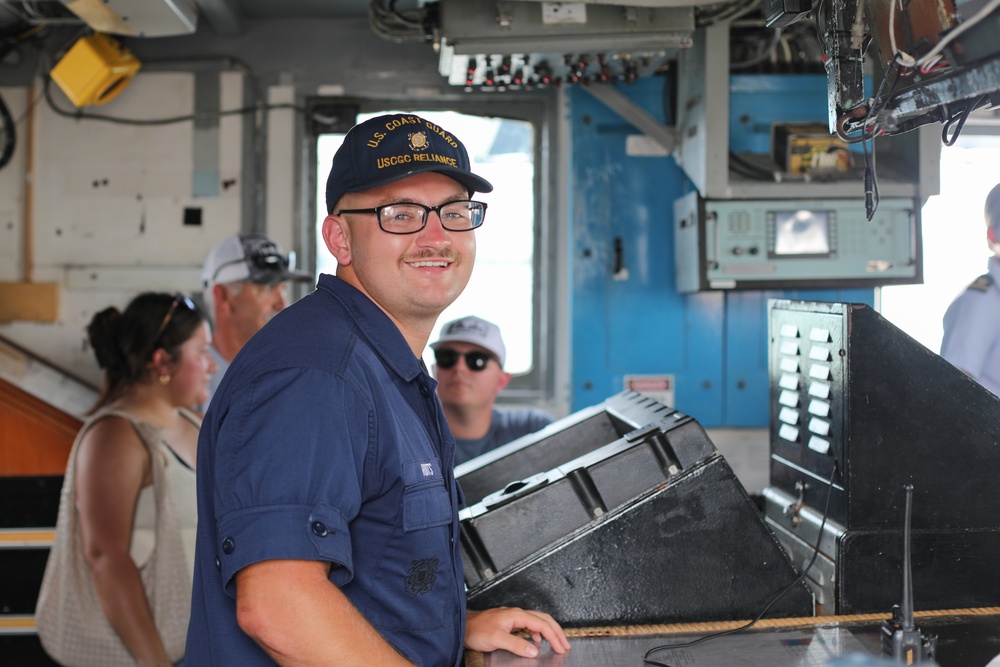 Coast Guard Cutter Reliance holds public tours in Galveston, Texas