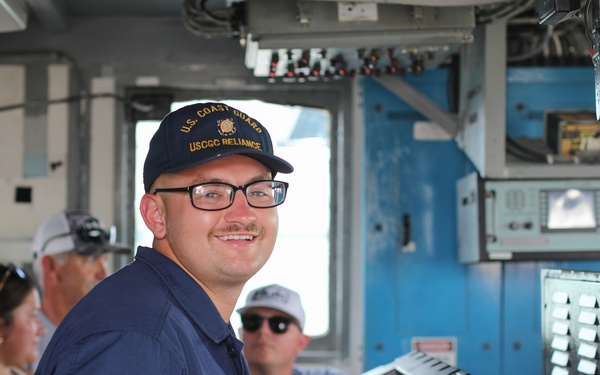 Coast Guard Cutter Reliance holds public tours in Galveston, Texas
