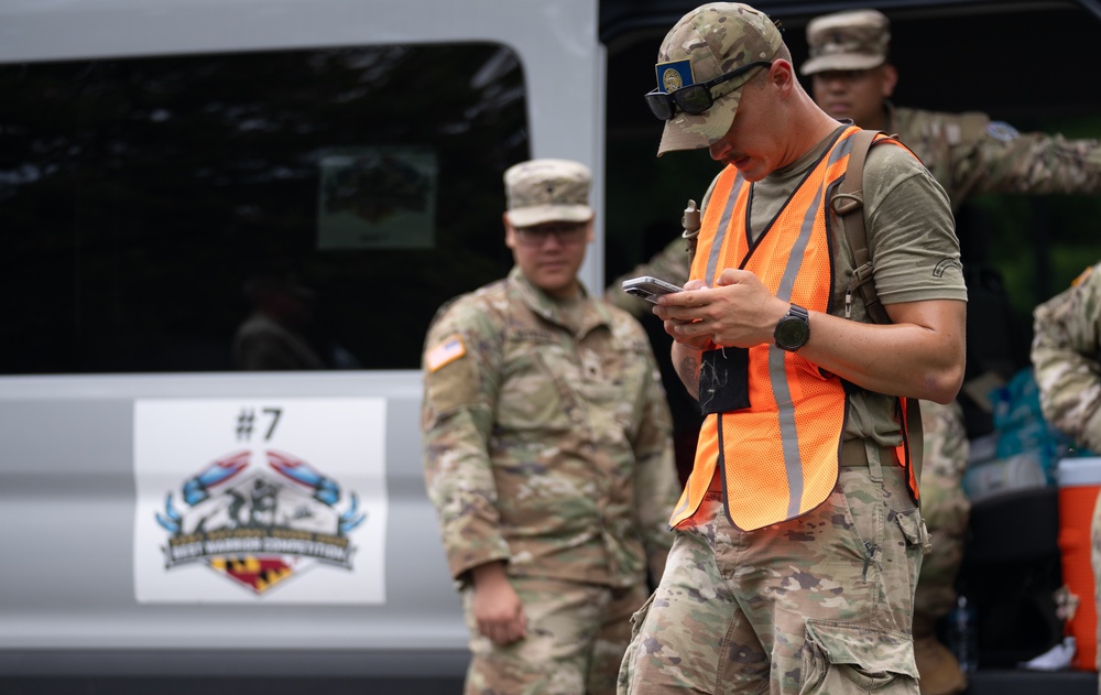 Spc. Alexander Thomson participates in the final event--2025 National Best Warrior