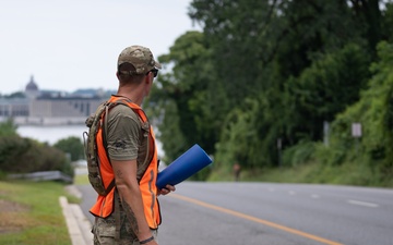 Spc. Alexander Thomson participates in the final event--2025 National Best Warrior