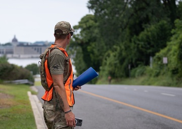Spc. Alexander Thomson participates in the final event--2025 National Best Warrior
