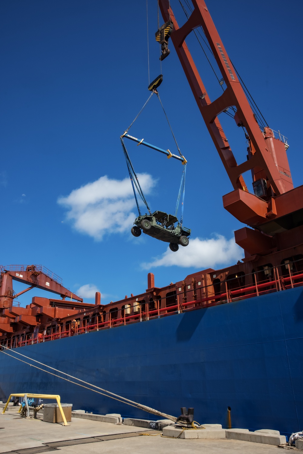 3d MLR offloads tactical vehicles from Balikatan 25