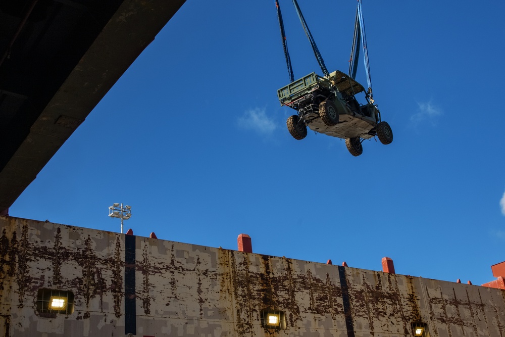 3d MLR offloads tactical vehicles from Balikatan 25