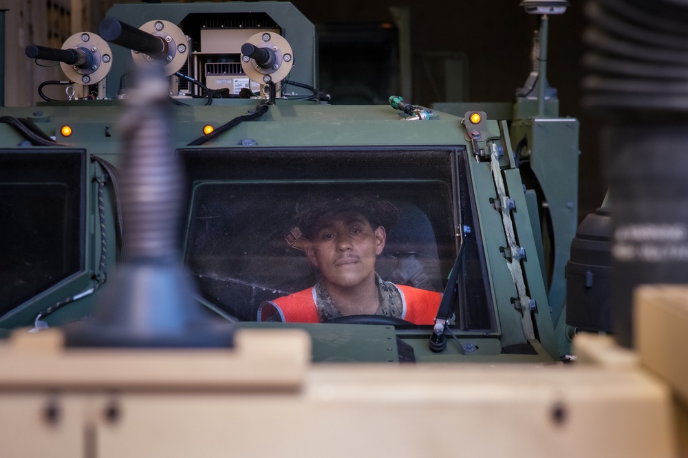 3d MLR offloads tactical vehicles from Balikatan 25