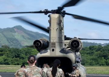 JTF-Bravo and JSCG-P members fly over Panama during PANAMAX-Alpha Phase I
