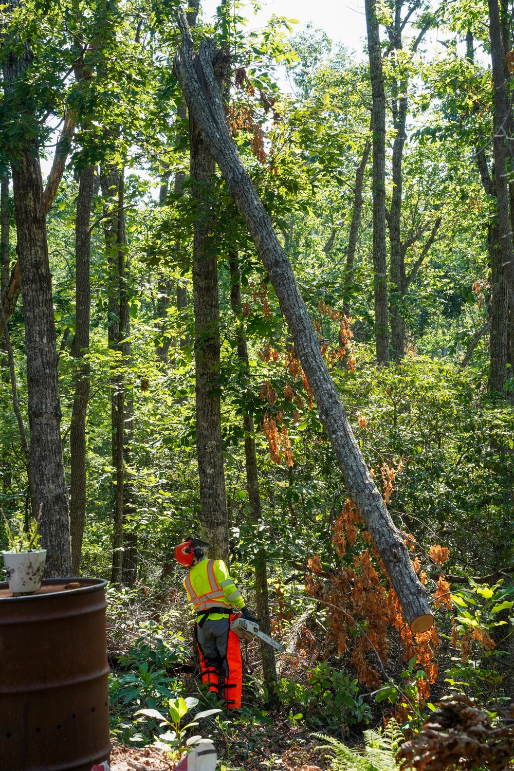 Private Property Debris Removal continues in McDowell County, North Carolina