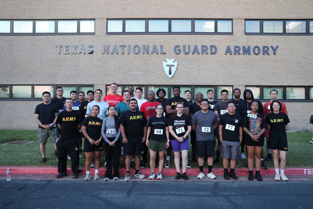 36th Combat Aviation Brigade Participates in the 36th Infantry Division 108th Anniversary Run