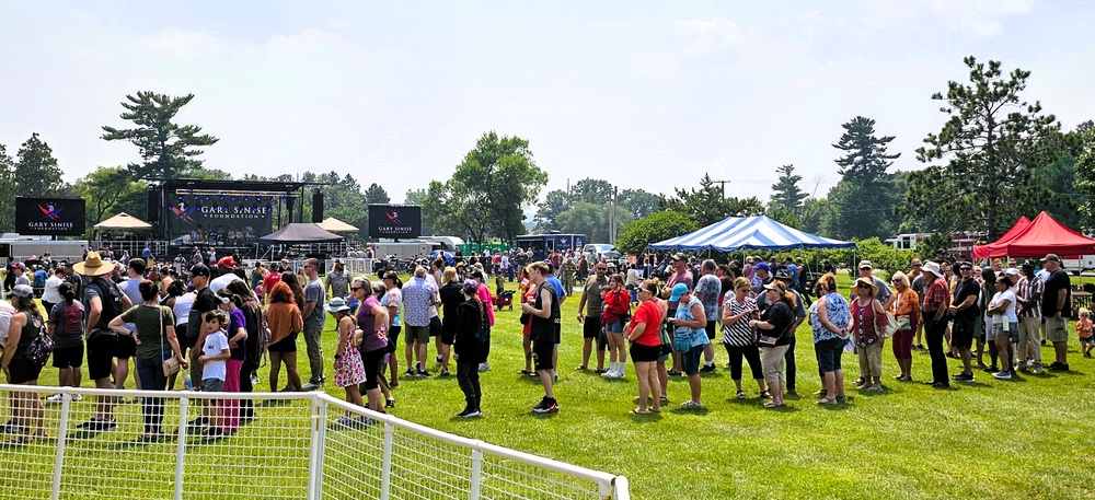 Lt. Dan Band entertains nearly a thousand guests during July 2025 concert at Fort McCoy