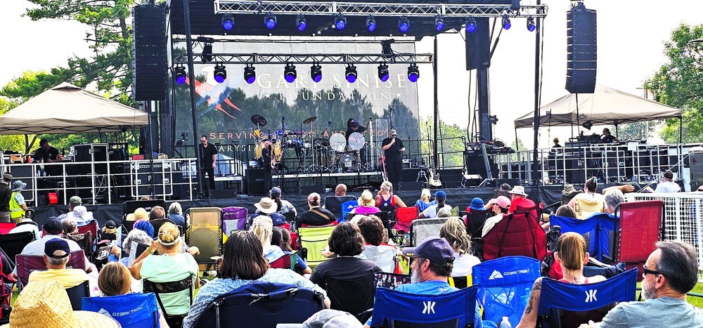 Lt. Dan Band entertains nearly a thousand guests during July 2025 concert at Fort McCoy