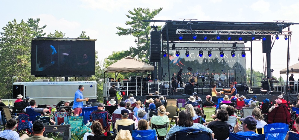Lt. Dan Band entertains nearly a thousand guests during July 2025 concert at Fort McCoy
