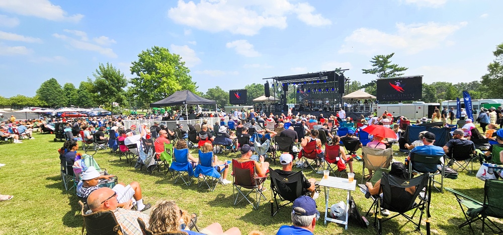 Lt. Dan Band entertains nearly a thousand guests during July 2025 concert at Fort McCoy
