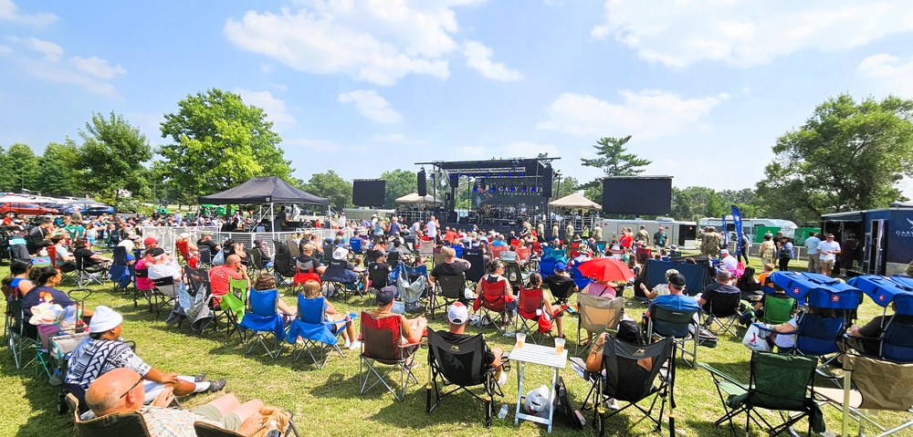 Lt. Dan Band entertains nearly a thousand guests during July 2025 concert at Fort McCoy